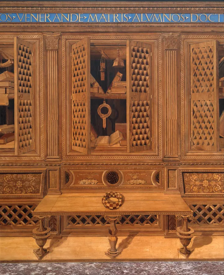 Studiolo from the Ducal Palace in Gubbio — Metropolitan Museum of Art